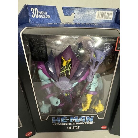 Mattel Masters of the Universe Masterverse Catra,Zodac,He-Man, Skeleton 40th - Picture 3 of 11